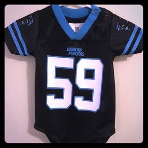 Panthers Jersey Onesie